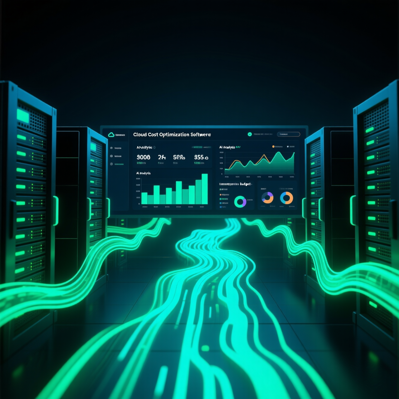 Cloud infrastructure showing AI agents automating enterprise ERP processes for Canadian manufacturing and logistics businesses.