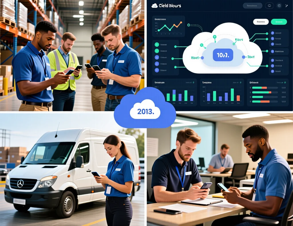 Job tracker app for facilities management company